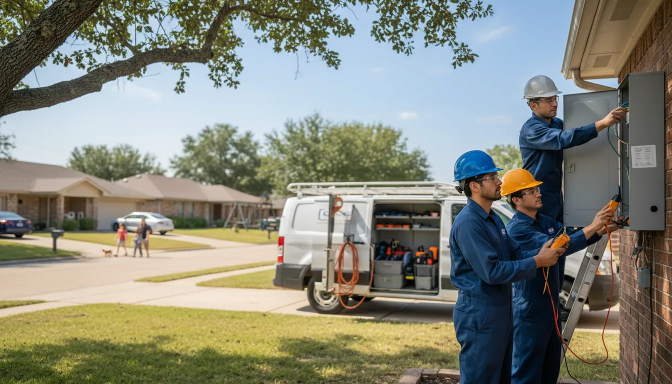 Certified electrician providing emergency electrical services in Schnellville, IN